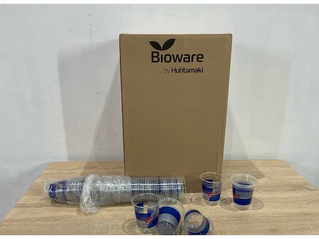 Bioware - redbull 300 cc - plastic bekers 300 cc (4480x) - afbeelding 3 van  5