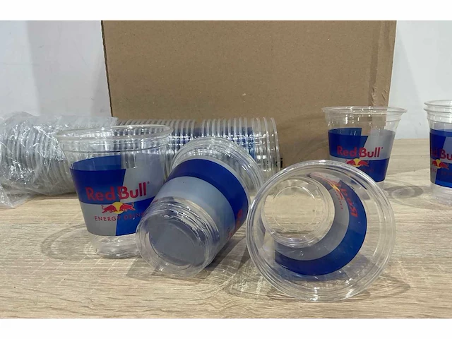 Bioware - redbull 300 cc - plastic bekers 300 cc (4480x) - afbeelding 4 van  5