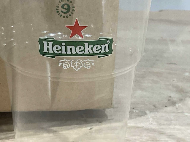 Bioware heineken 40 cl plastic bekers (1120x) - afbeelding 5 van  6