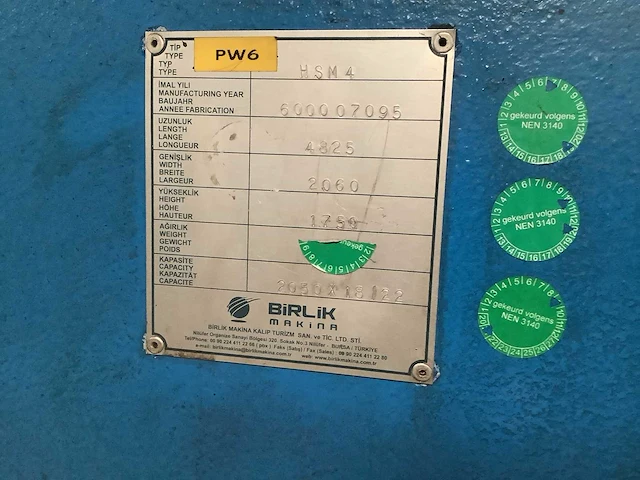 Birlik - 2007 - hsm 4 - plaatwals - afbeelding 13 van  13
