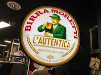 Birra moretti verlicht uithangbord - afbeelding 1 van  3