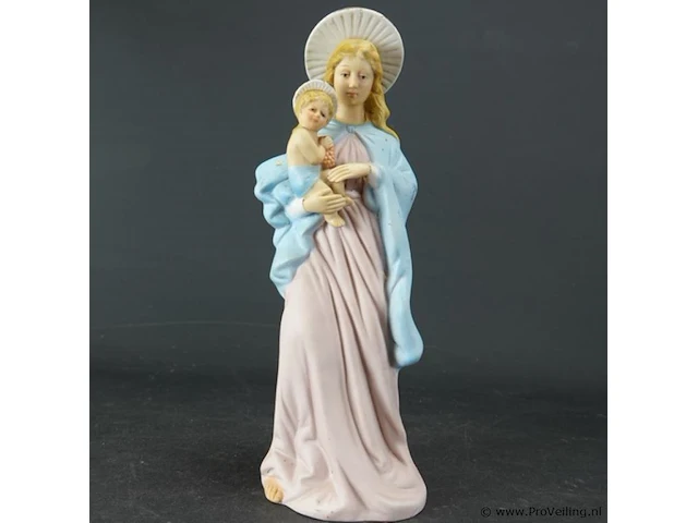 Biscuit porseleinen madonna met kind - afbeelding 2 van  5