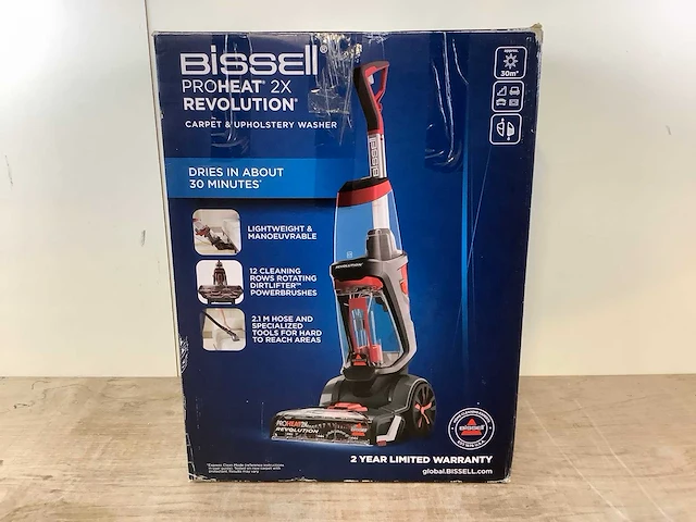Bissel proheat 2x revolution stoomreiniger - afbeelding 3 van  7