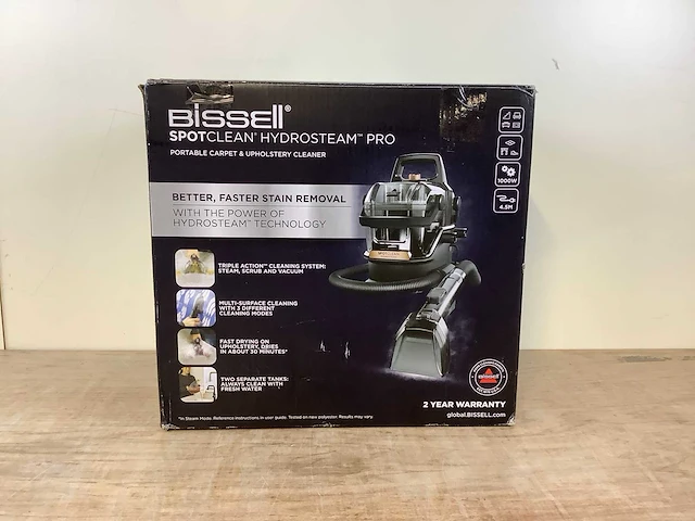 Bissell - spotclean hydrosteam pro - schoonmaakapparaat - afbeelding 2 van  3