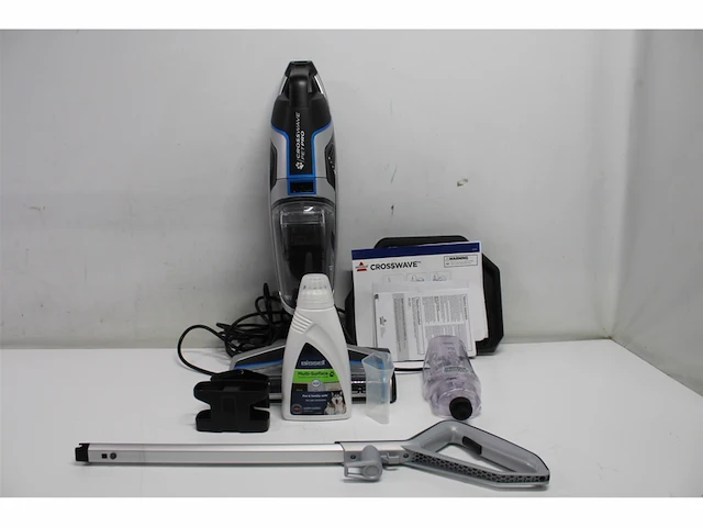 Bissell crosswave pet pro 3-in-1 vloerreiniger zwart, blauw, zilver 560 w - afbeelding 3 van  3