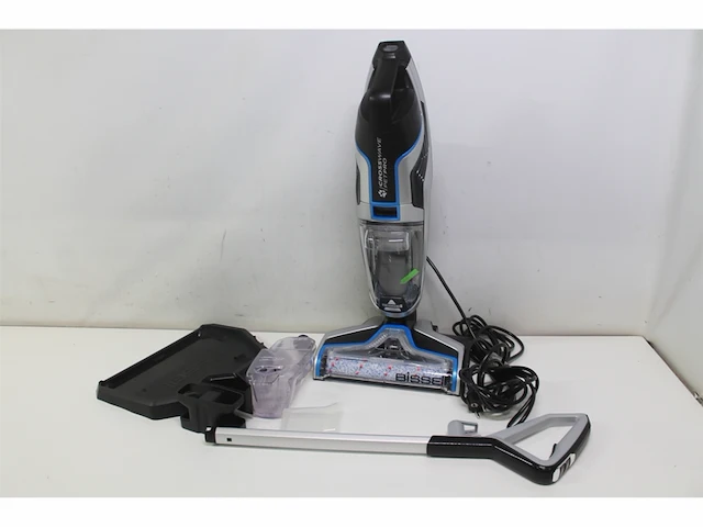 Bissell crosswave pet pro zakloos zwart, blauw, zilver 560 w - afbeelding 3 van  4