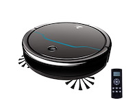 Bissell ev675 robotstofzuiger voor harde vloeren en tapijten ideaal voor dierenhaar met automatische terugkeer naar het laadstation met afstandsbediening - afbeelding 2 van  4