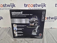 Bissell spotclean hydrosteam pro draagbare vlekkenreiniger - met hydrosteam technologie - tapijtreiniger & stoomreiniger voor bank, auto & matras - carpet cleaner apparaat - incl. wieltjes & 2 borstels - reinigingsmachine - zetelreiniger - 3700n - afbeelding 2 van  2