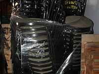 Bistrostoeltjes vv kunstrotan zitting ca 40 stuks op pallet. - afbeelding 2 van  3