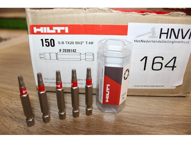 Bitjes hilti voornamelijk torx 20 , ca. 25 x 5 stuks. - afbeelding 2 van  2