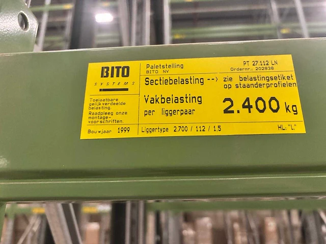 Bito - palletstelling 240x52 - afbeelding 15 van  16