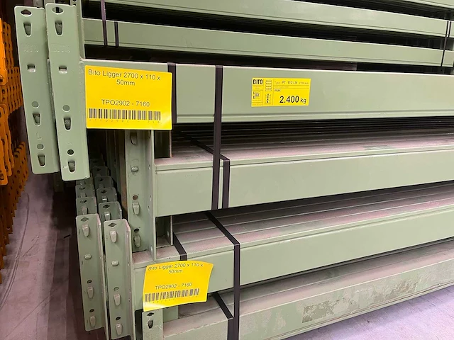 Bito - palletstelling ligger 2700 x 110 x 50 mm (40x) - afbeelding 4 van  9