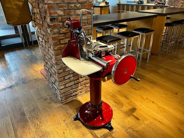 Bizerba - vintage snijmachine met onderstel - afbeelding 1 van  19