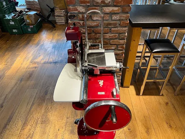 Bizerba - vintage snijmachine met onderstel - afbeelding 13 van  19