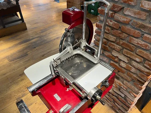 Bizerba - vintage snijmachine met onderstel - afbeelding 15 van  19