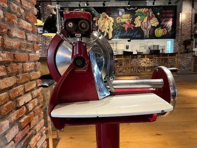 Bizerba - vintage snijmachine met onderstel - afbeelding 18 van  19