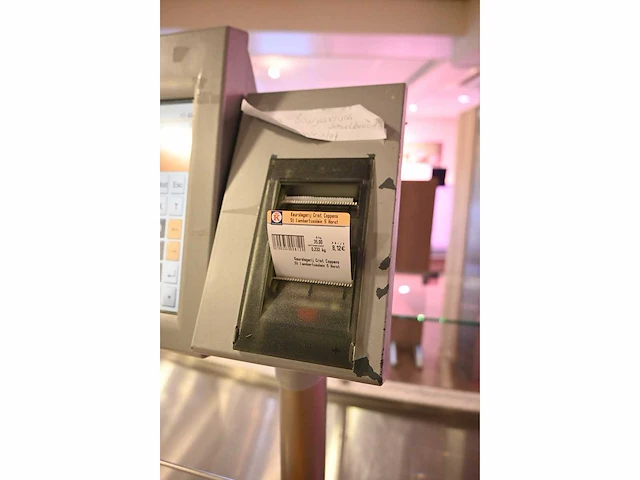 Bizerba ce-2- 800 touchscreen weegschaal kassasysteem met bonnenprinter - afbeelding 5 van  5
