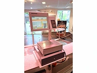 Bizerba ce-2- 800 touchscreen weegschaal kassasysteem met bonnenprinter - afbeelding 3 van  5