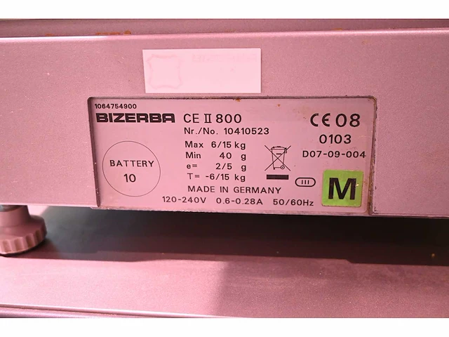 Bizerba ce-2- 800 touchscreen weegschaal kassasysteem met bonnenprinter - afbeelding 5 van  5