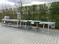 Bizerba glm-i etiketteermachine met weeginstallatie - afbeelding 1 van  7