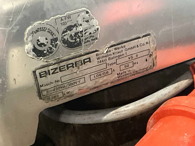 Bizerba vs5 snijmachine - afbeelding 6 van  7