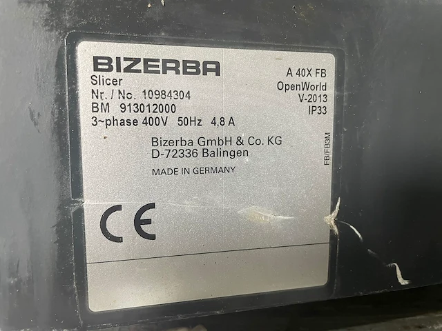 Bizerba - afbeelding 7 van  8