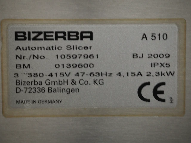 Bizerba - afbeelding 2 van  10