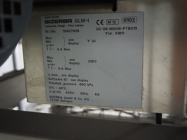 Bizerba - afbeelding 9 van  19