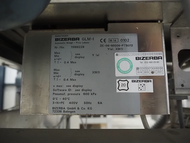 Bizerba - afbeelding 10 van  21