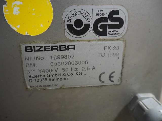 Bizerba - afbeelding 9 van  9