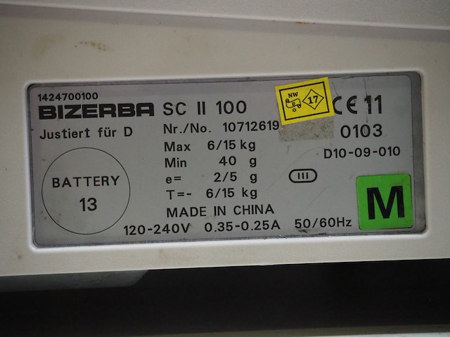 Bizerba - afbeelding 7 van  7