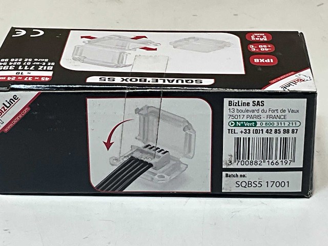 Bizline squale'box s5 kabeldoos met 5 ingangen 4mm2 (9x) - afbeelding 3 van  4