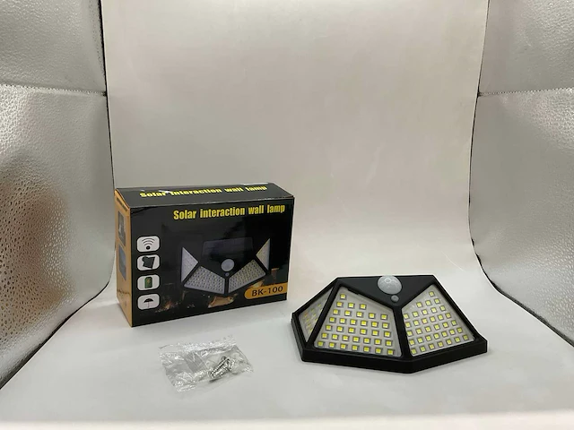 Bk-100 solar wandlamp (2x) - afbeelding 1 van  6