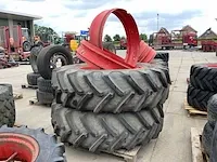 Bkt agrimax rt855 dubbellucht band met velgen set “spindel”