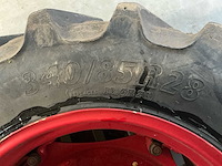 Bkt implement - as504 - agri max rt 855 compleets set - afbeelding 7 van  17