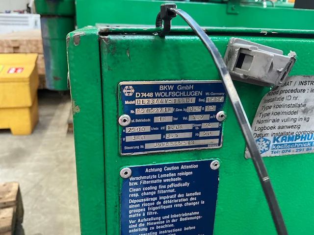 Bkw koeloliemiddel filterunit met chiller - afbeelding 5 van  13