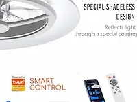 Bkzo 55 cm intelligente led-plafondlamp met ventilator - afbeelding 6 van  6