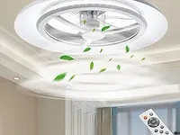 Bkzo 55 cm led-plafondlamp met ventilator - afbeelding 1 van  6
