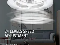 Bkzo 55 cm led-plafondlamp met ventilator - afbeelding 5 van  6