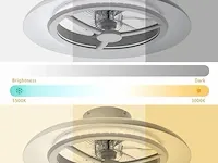 Bkzo 55 cm led-plafondlamp met ventilator - afbeelding 3 van  4