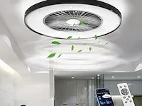 Bkzo moderne intelligente led-plafondlamp met ventilator 60cm - afbeelding 1 van  3