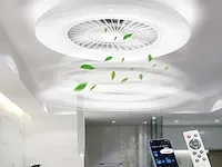 Bkzo smart led-plafondlamp met ventilator - afbeelding 1 van  6