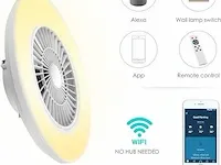 Bkzo smart led-plafondlamp met ventilator - afbeelding 3 van  6
