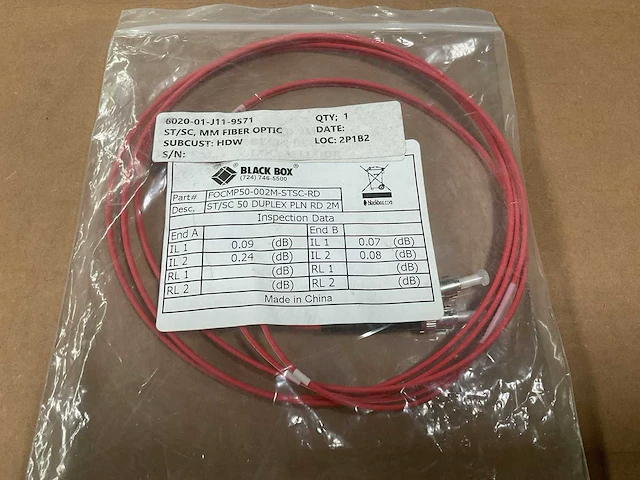 Black box fiber optic cable (95x) - afbeelding 2 van  6