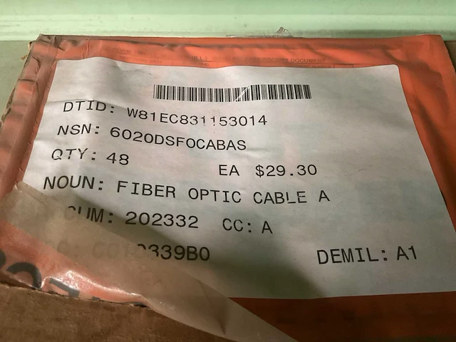 Black box fiber optic cable (95x) - afbeelding 6 van  6