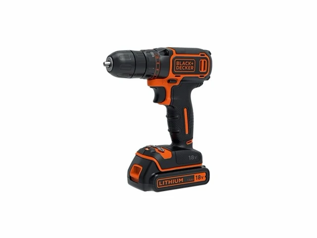 Black & decker accuboormachine bdcdc18bqw + extra accu - afbeelding 2 van  4