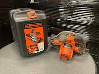 Black + decker cs1550k-qs cirkelzaagmachine - afbeelding 1 van  5