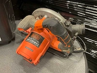 Black + decker cs1550k-qs cirkelzaagmachine - afbeelding 3 van  5