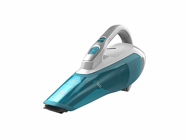 Black & decker wda315j zakloos blauw, wit handstofzuiger - afbeelding 1 van  5