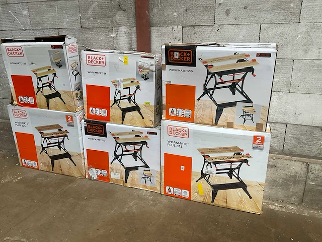 Black + decker workmate werktafel (6x) - afbeelding 1 van  9